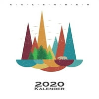Berge Wald Tiger Kalender: Jahreskalender Für tierfreunde and all mit haustieren