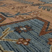 מוהוק ביתי גאלנה שטיח אזור מודפס, כחול, 6 '9'