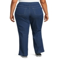 רק הגודל שלי בגודל של נשים בגודל 4-כיס ג'ינס מג'ינס, 2 חבילה, גם בפטיט