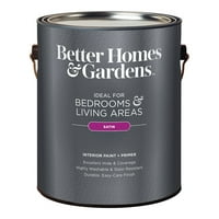 Better Homes & Gardens צבע פנים ופריימר, גולדן סטייט צהוב, גלון, סאטן