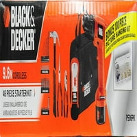 Black & Decker 9.6V מקדחים ואביזרים