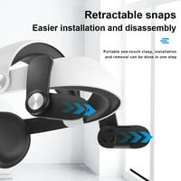IRENE InVent VR אוזניות רצועת ראש אנטי-החלקה PP עיצוב ארגונומי מפלסטי