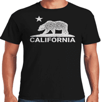 גרפיקה אמריקה מדינת קליפורניה דוב ארהב גולדן סטייט חולצת טריקו גרפית