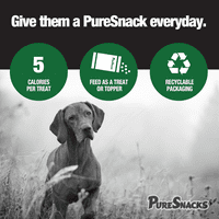 Puresnacks כבד בקר מקפיא פינוקים כלבים יבשים, 6. עוז