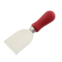 ספירת זמן ספירת סכין גבינות מוגדרת באדום, פלסטיק ונירוסטה באמת