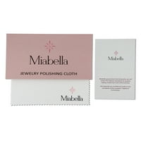 Miabella's 1- Carat Morganite יצר ספיר לבן ורד כסף 3 חלקים סט כלה