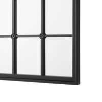 שחור מסגרת מקושת חלון מבטא מראה על ידי מנור פארק