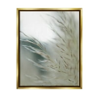 סטופל תעשיות שלווה חיטה ערבה דשא צילום צילום מתכתי זהב צף ממוסגר בד הדפסת קיר אמנות, עיצוב על ידי ג 'ייסון