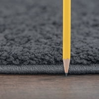 שטיח שטיח שטיח פחם מוצק סמיך רץ מקורה קל לניקוי