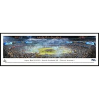 סופרבול - אלופי סיאטל סיהוקס - הדפס NFL של Blakeway Panoramas עם מסגרת סטנדרטית