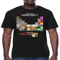 Minecraft גברים וגברים גדולים שולחן טבלה גרפית חולצת טי, S-3XL, חולצות טריקו של גיימר