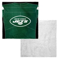 ג'טס ניו יורק ג'רזי NFL אישי מגע משי שרפה זורק שמיכה, 50 60