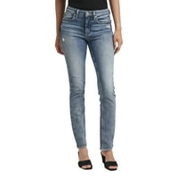 סילבר ג'ינס ושות 'המבוקש ביותר בג'ינס ישר של אמצע העלייה, מידות המותניים 24-36