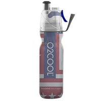O2cool ArcticsQueeze® מבודד ערפל 'n sip® סחוט עוז., 2-in-mist' n sip® פונקציה, בידוד קיר כפול, בקבוק מים,